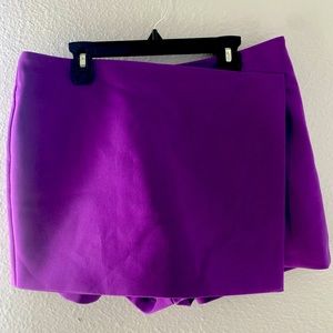 Women Zara Asymmetric Skort Size: Large